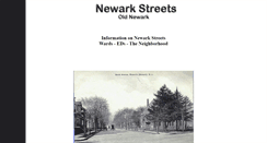 Desktop Screenshot of newarkstreets.com